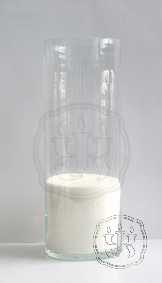 Стеклянная ваза Цилиндр 400*146