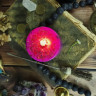 Свеча программа СИЛА с травами, 6,5*6,5см полноцветная фиолетовая, Магический ритуал, Защита небес, Сила магии