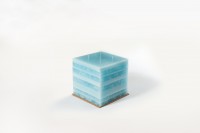 Свеча интерьерная куб Цитрус-Базилик