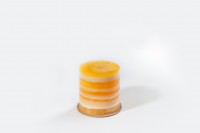 Свеча интерьерная цилиндр Апельсин